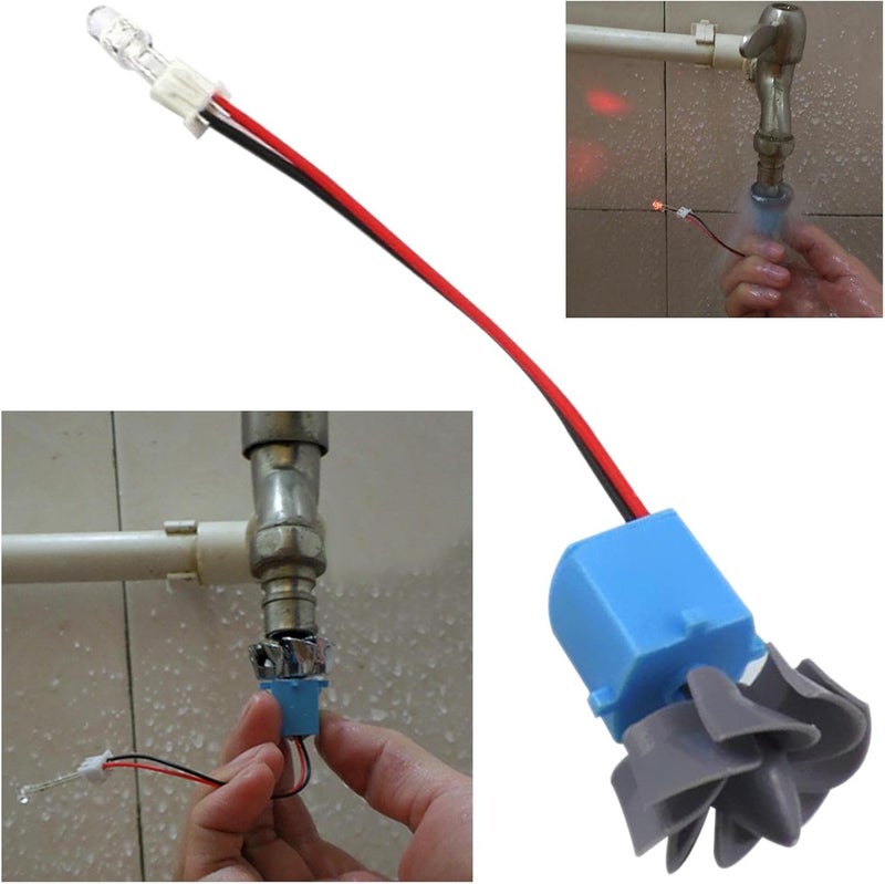 Misppro 2X Mini Wind Water Generator Turbine Hydroelectric Generator Motor Power Parts Teaching Accessories Students Gifts - Image 5