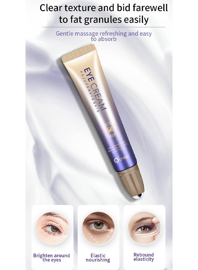 OCHEAL Eye Cream-Anti- Roller Essence Massage Eye Roller Cream for Dark Circles and Puffiness, Anti Aging, Reduce Wrinkles and Fine Lines and Eye Bags Treatment - Image 2