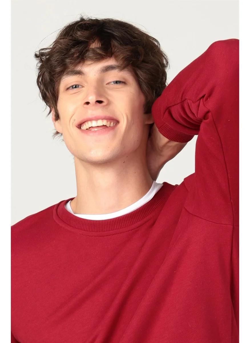 تودورس Crew Neck Basic Unisex Sweatshirt