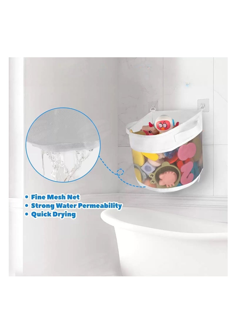 Generic - Bath Toy Storage Bag, Bath Toy Hanging Organizer Net, Bath Toy Mesh Bag, Storage and Sorting Of Toys, Ideal for Bathroom Organizer, Bathtub Toy Holder for Easy Access and Sorting of Toys - Image 1