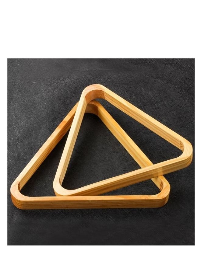 Generic Billiard Triangle Ball Solid Wood Snooker Triangle Ball Rack  - Image 2