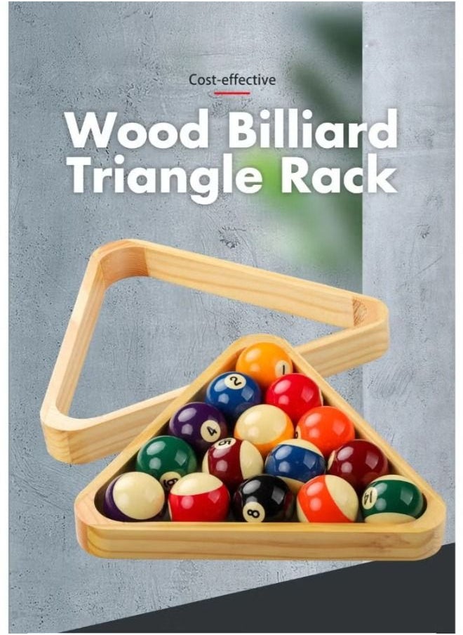 Generic Billiard Triangle Ball Solid Wood Snooker Triangle Ball Rack  - Image 3