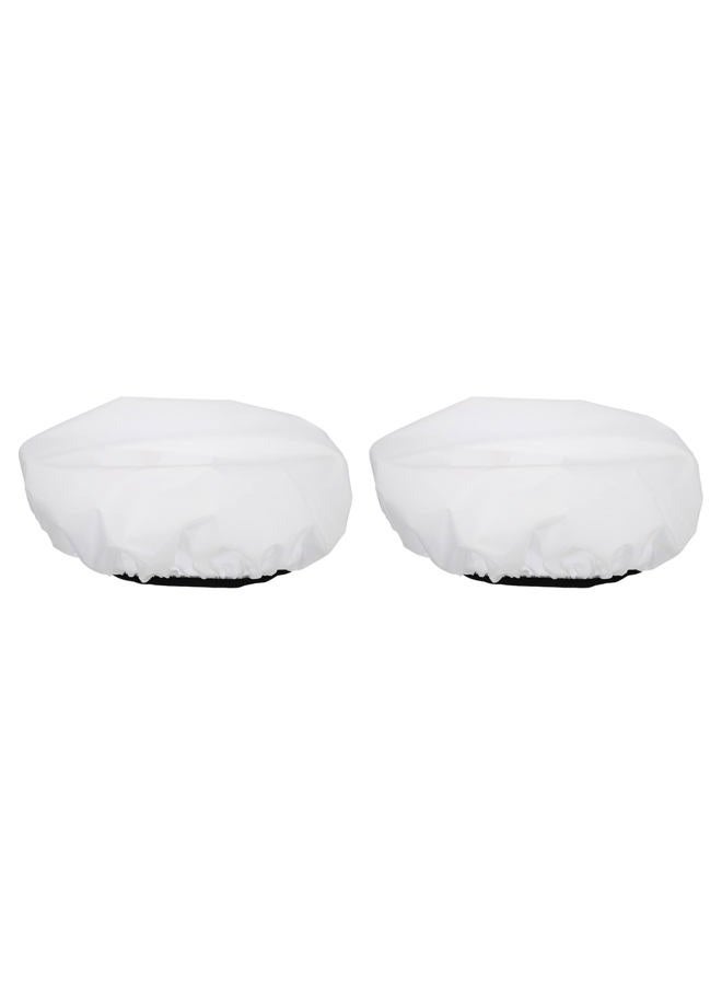 PATIKIL 17" 42cm Soft Diffuser Lamp Cover, 2 Pack Cloth Diffuser Strobe Reflector Lamp Sock for Flash Light Beauty Dish Photography Studio, White - Image 1