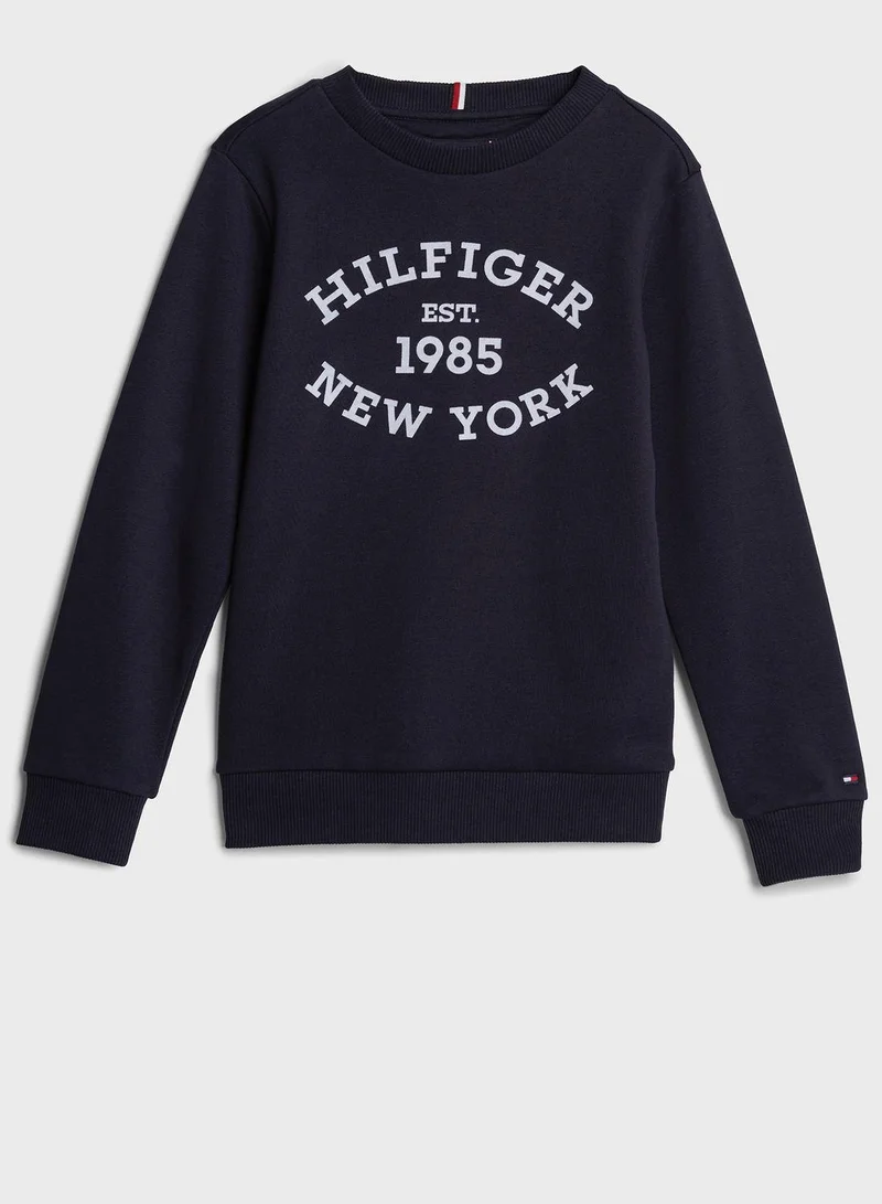 TOMMY HILFIGER Kids Graphic Sweatshirt