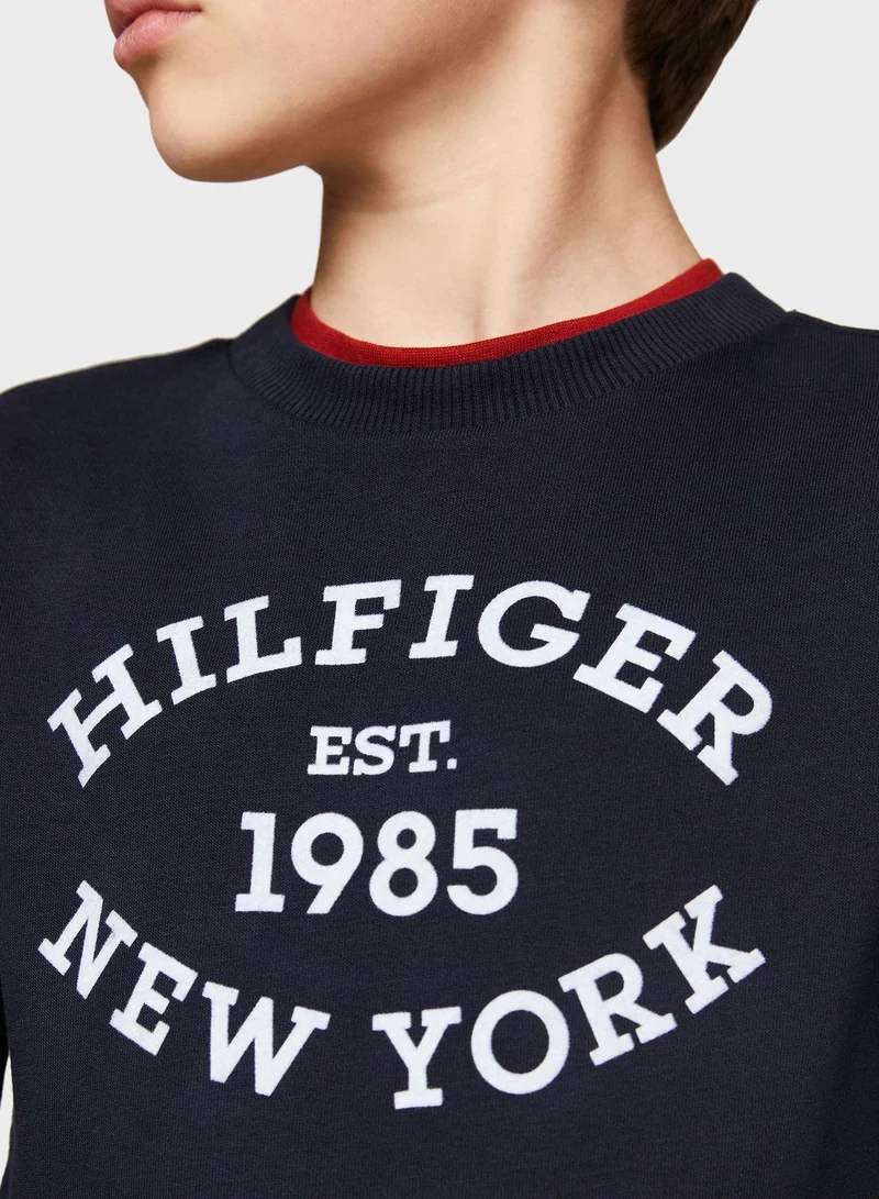 TOMMY HILFIGER Kids Graphic Sweatshirt
