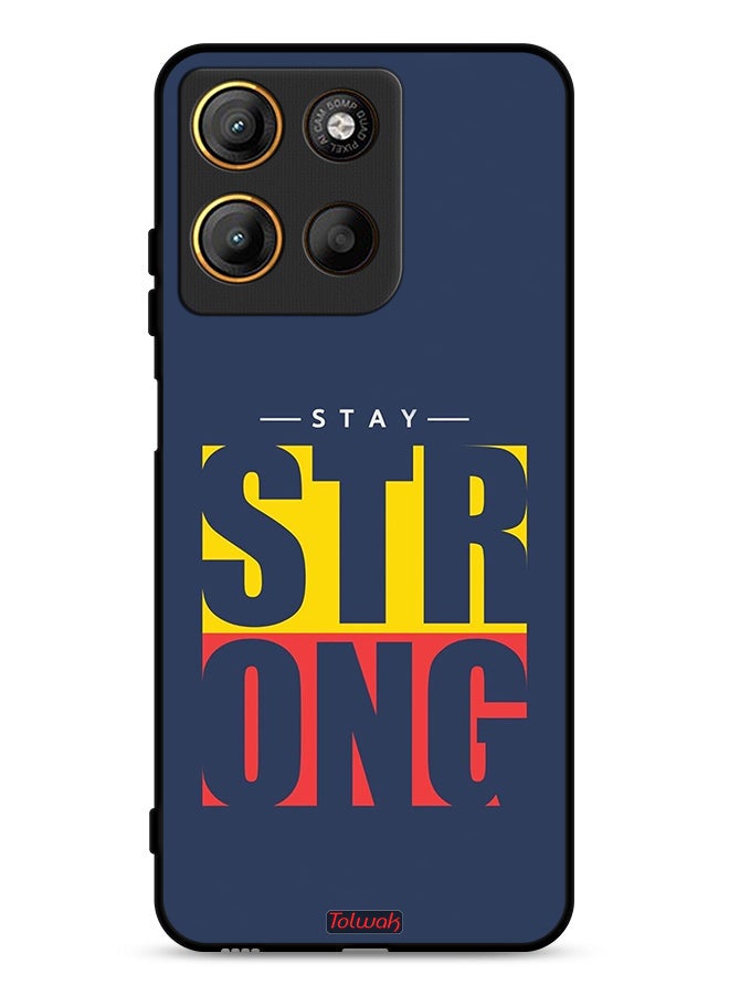 Tolwak Motorola Moto G15 Protective Case Cover Stay Strong