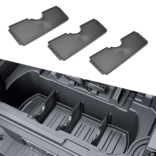 HGWEI Trunk In-Bed Dividers Compatible with 2017-2026 Honda Ridgeline Accessories Trunk Cargo Organizer Tailgate Rear Insert Compartment Tray (3Pcs) - Image 1