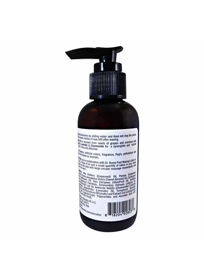 wax necessities Waxness Dr. Bump Hydrophilic Concentrated Non-Clogging Oil with Grapeseed, Avocado Chamomile and Lavender 4 Ounces - Image 4