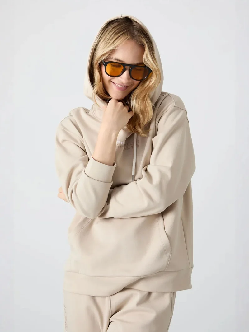 TOMMYLIFE TOMMY Oversized Hooded Sweatshirt And Pants Set