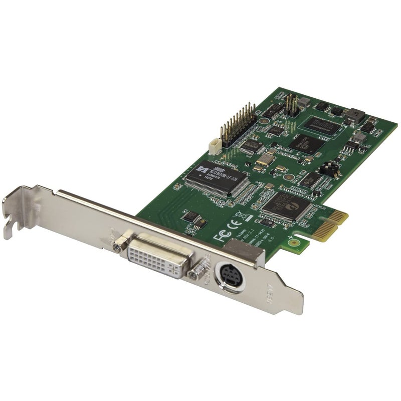 StarTech.com PCIe Video Capture Card - 1080P at 60 FPS - HDMI / VGA / DVI / Component - PC Capture Card - Internal Capture Card , TAA (PEXHDCAP60L2) - Image 1