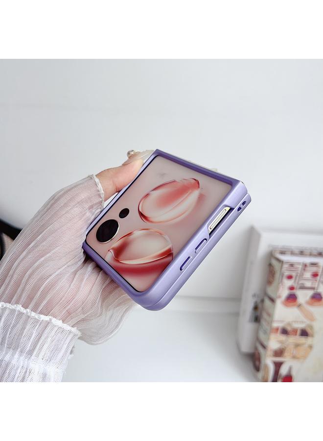 erorex Case For Honor Magic V Flip Illusory Color Leather Texture PC Phone Case - Image 5