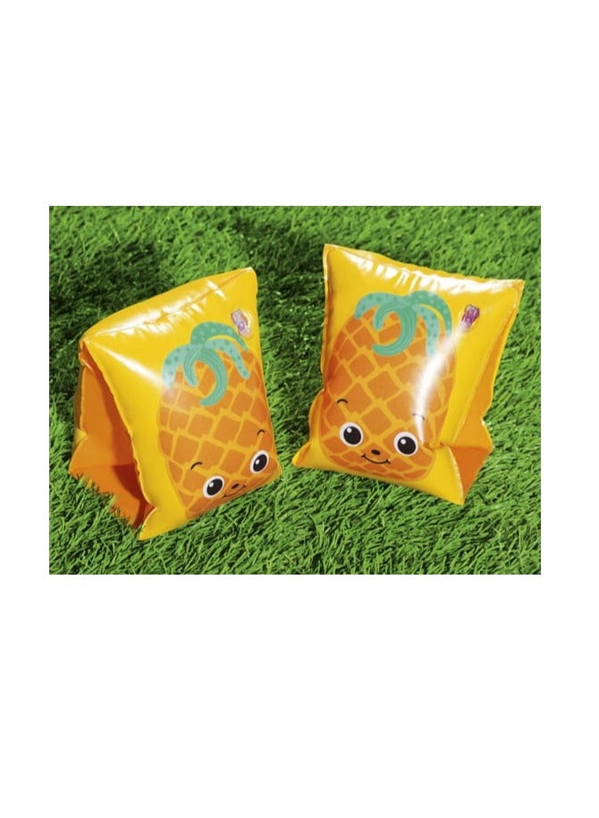 MUMS PLANET Children's swimming arm floats with pineapple design - helps with buoyancy in water - safe and comfortable design - suitable for boys and girls." Arm floats  - Image 4