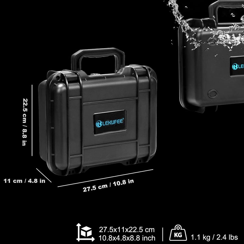 Lekufee Portable Waterproof Carrying Case Compatible with Insta360 X4, Insta360 X3,Insta360 ONE X2 Camera and Accessories(Case Only) - Image 4