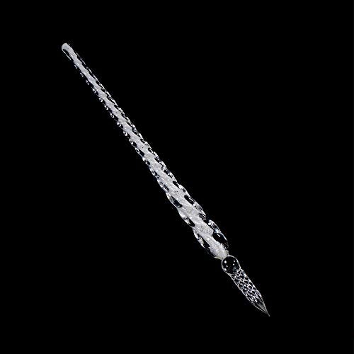 molshine Handmade Glass Dip Pen Crystal Calligraphy Pen Signature Dipped Pen for Artist Women Men Teens,Writing Drawing Decoration Gifts - Image 2