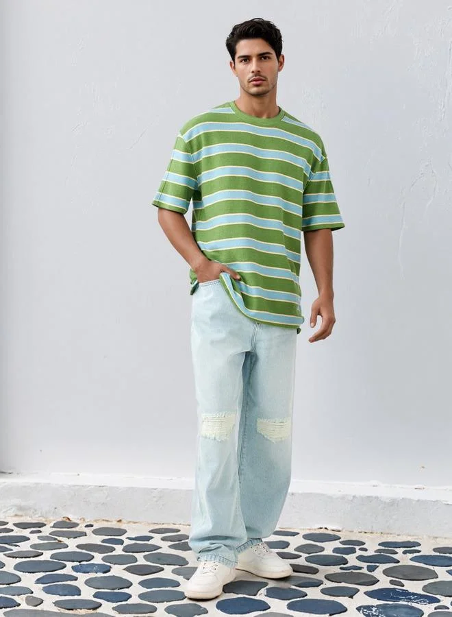 Lee Cooper Lee Cooper Mid-Rise Ripped Jeans