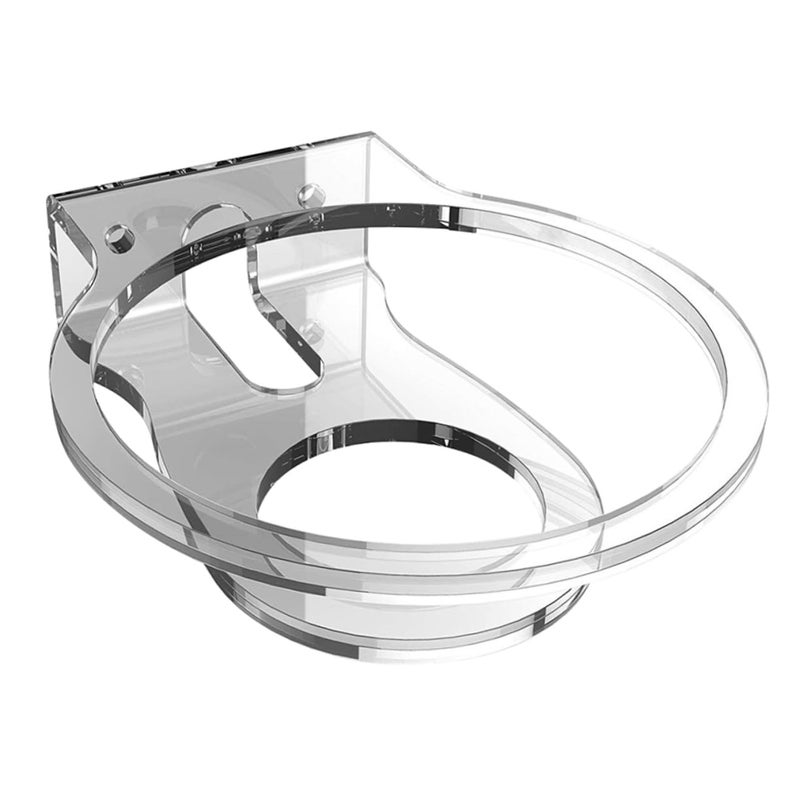 Wall Mounted Acrylic Speaker Rack Transparent Audio Storage Space Saving Design Strong Bearing - Image 2
