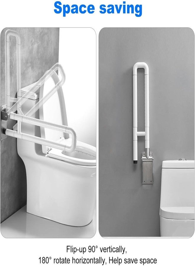 BATH GURU Heavy Duty ABS Grab Bar for Bathroom | U-Shape 24 INCH | Bathroom Handle for Senior Citizen, Bathtub or Toilet | Helps Prevent Slips and Falls in Wet Areas - Image 5
