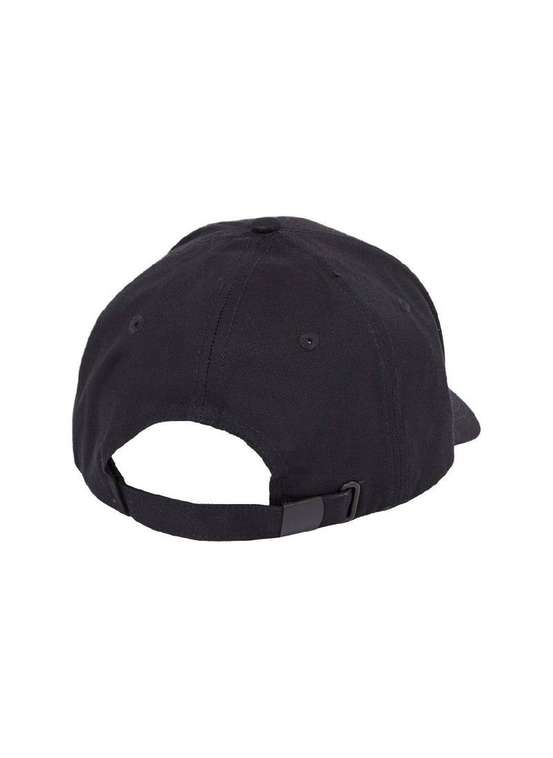 CALVIN KLEIN Men's Cotton Twill Cap, Black  - Image 3