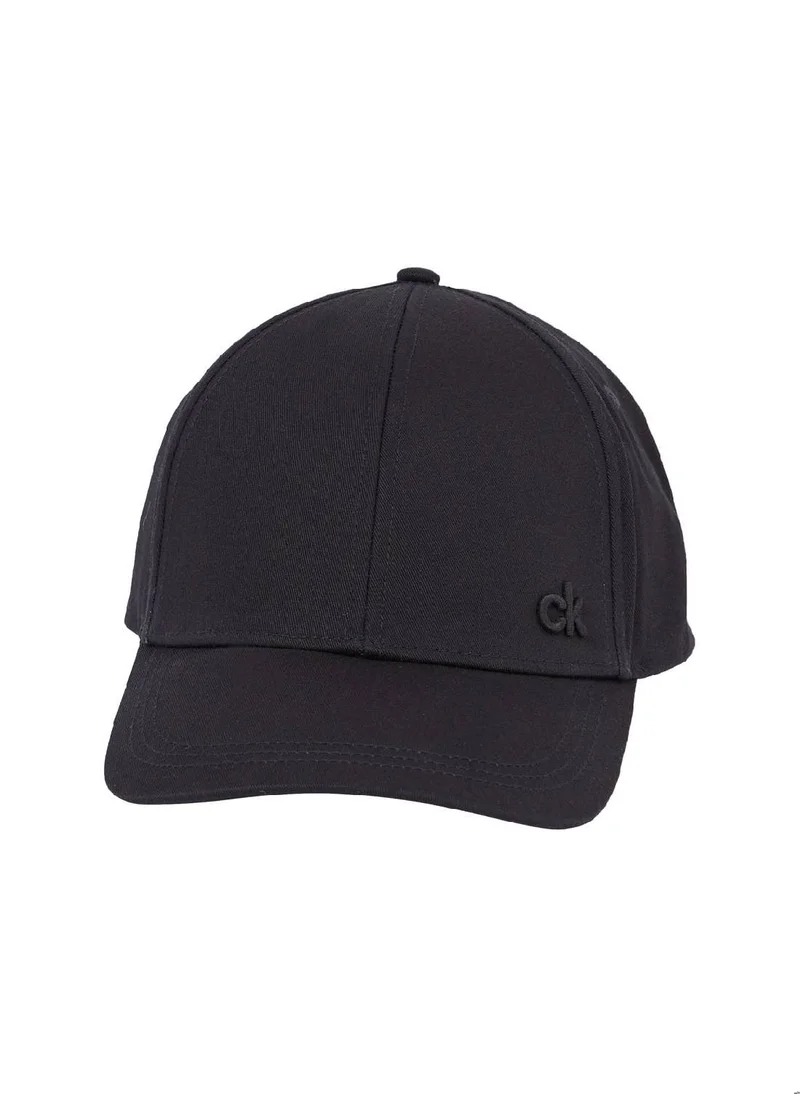 CALVIN KLEIN Men's Cotton Twill Cap, Black