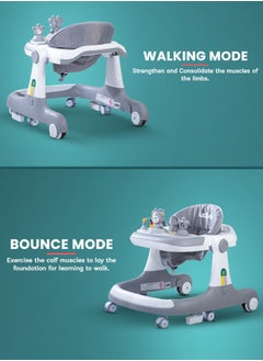 Magnum 2 in 1 Baby Walker for Kids, Baby Push Walker with Parental Push Handle, Adjustable Height Foldable Kids Walker with Tray & Musical Toy Bar Toddler Walker for Baby 6-18 Months Boy Girl Grey - pzsku/ZACB7C18DD7655FA1CB61Z/45/_/1733840941/b6cec435-db0a-4971-b08b-04700952e874