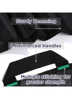 Ru syanl Bed Positioning Pad with Reinforced Handles 120cm x 100cm Lifting Turning Patient Sheet Transfer Blanket for Caregiver Bedridden Elderly  - Image 5
