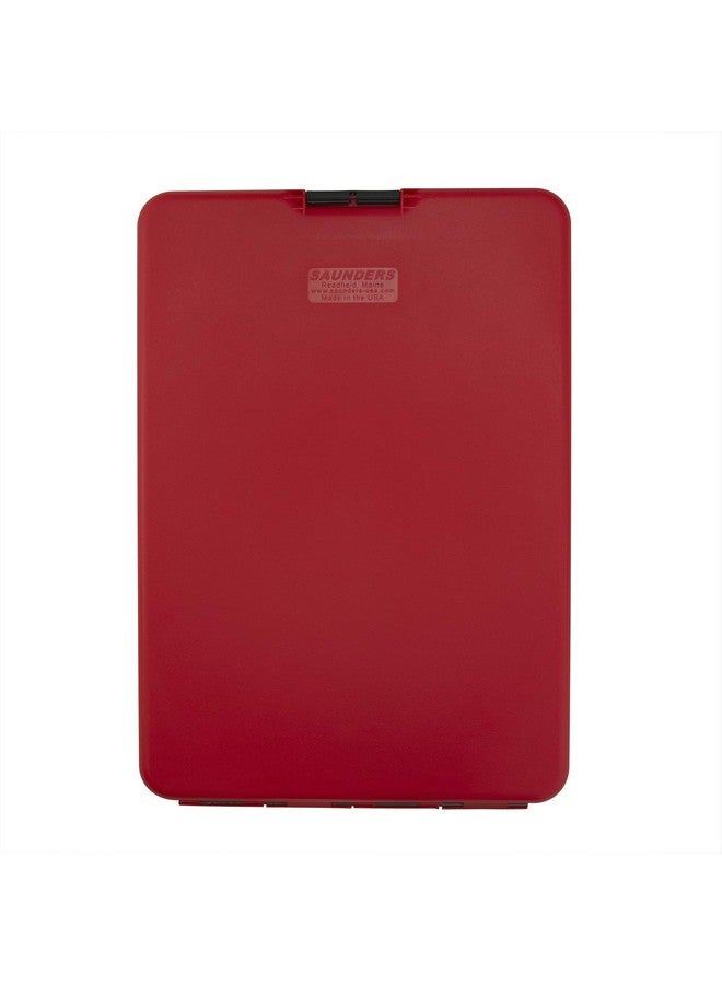 Saunders Slimmate Letter Size Storage Clipboard Polypropylene Red - Image 3