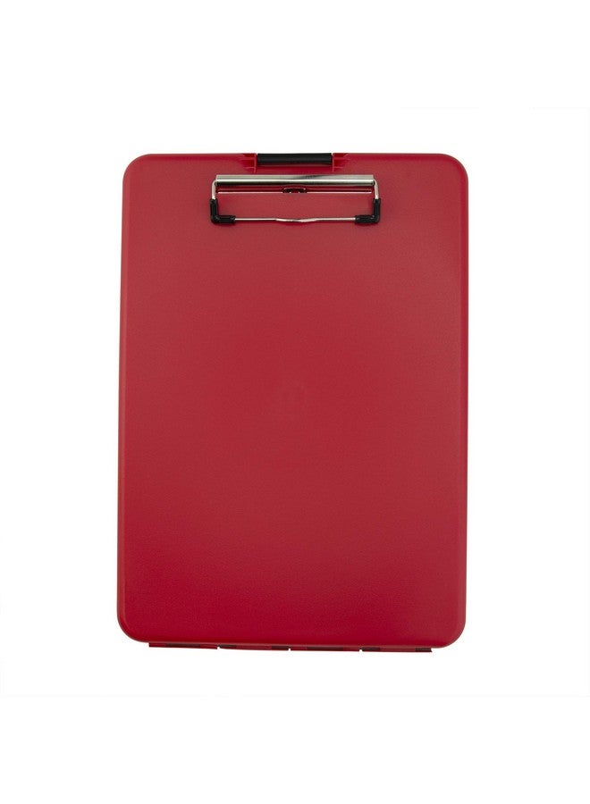Saunders Slimmate Letter Size Storage Clipboard Polypropylene Red - Image 2