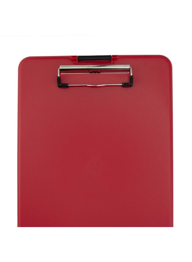 Saunders Slimmate Letter Size Storage Clipboard Polypropylene Red - Image 4