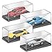 Singhoow 4 Pcs 164 Display Case Acrylic Model Cars Display Case 417 x 181 x 181 Inches Clear Plastic Vehicles Toy Cars Storage Collectors - Image 4