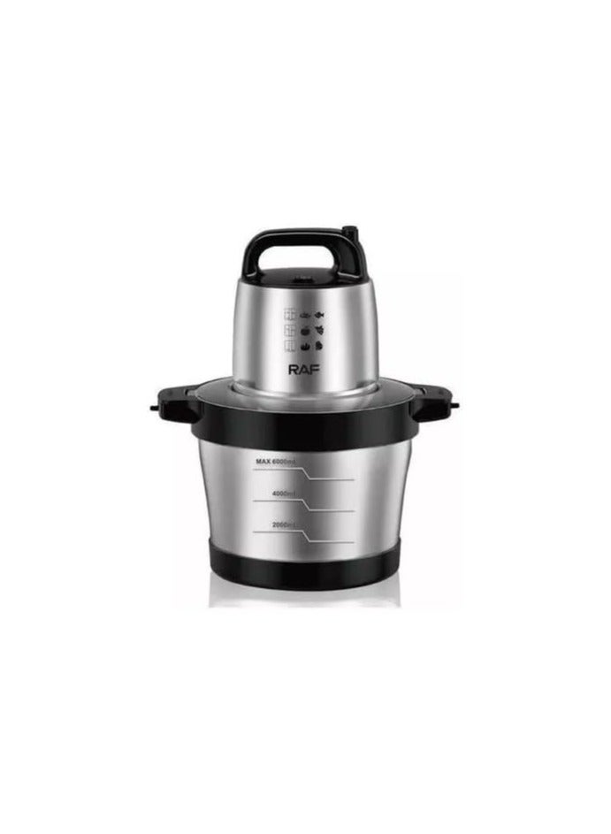 آر إيه أف كبة RAF R‑7008 – سعة 6 لتر – 1000 وات – ستانلس ستيل - Image 1