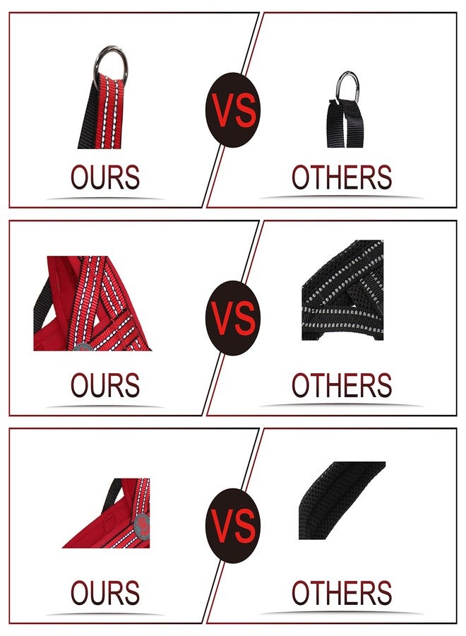 دوكو سرج DOCO للكلاب متوسطة الحجم، مزود بحزام عاكس سهل التحكم للتدريب والمشي ومنع الشد، تصميم يسمح بمرور الهواء - أزرق داكن - Image 4