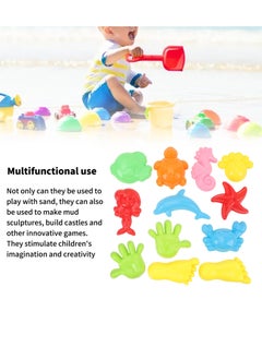 12Pcs Sand Moulds Set Multiple Different Shapes Sand Molding Tools with Storage Bag for Beach Outdoor Play - pzsku/ZACB81AE72040049E5914Z/45/_/1714102279/4d25b400-3ddf-4510-a676-e6dd49c22fad