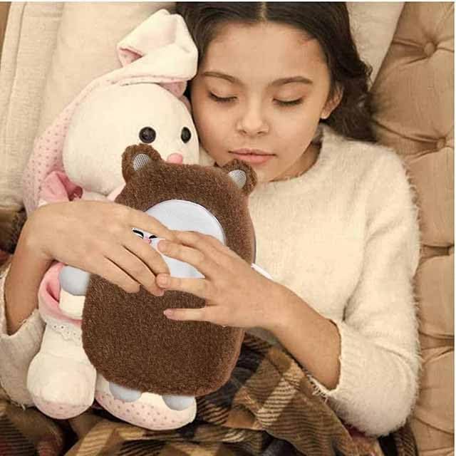TGOPIT Hot Water Bag with Cute Cartoon Design Soft Cover for Pain Relief, Heating Bag, Heating Pad Hot Water Bottle & Rubber Bottle for Hot Water Bag for Pain Relief- 500 ML (Multi) - Image 5