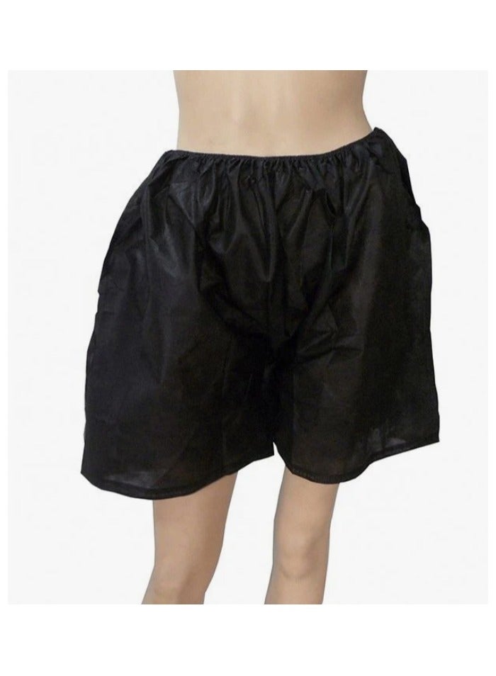 Elite Beauty Disposable Non-woven Shorts Black Large 70x45cm HK-CP-5023 50pcs pack 1000pc ctn - Image 2
