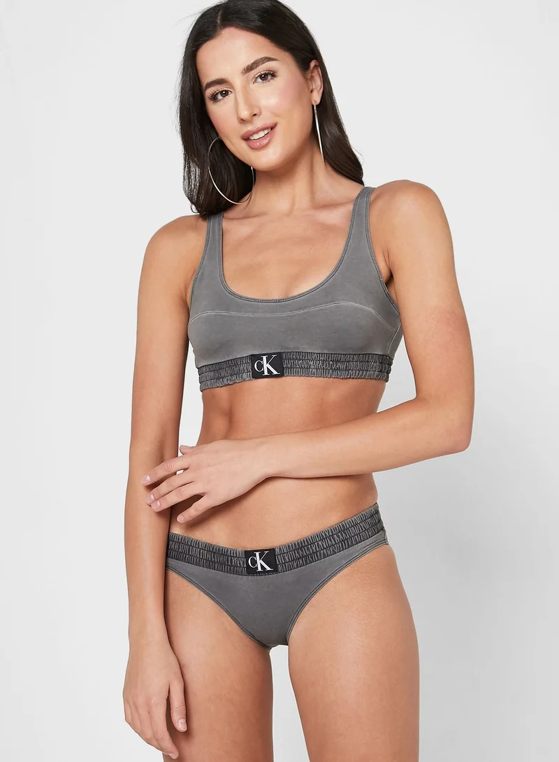 CALVIN KLEIN Scoop Neck Bikini Top