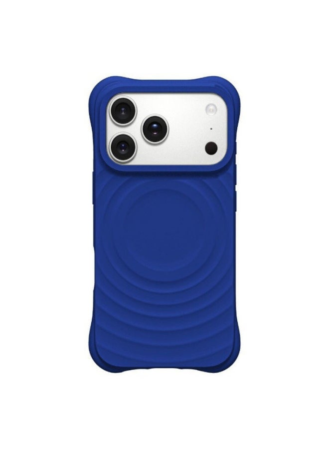 Suitable For Iphone 17 Pro Max Case, Apple 17 New Wave Liquid Silicone Magnetic Anti-fall Protective Cover