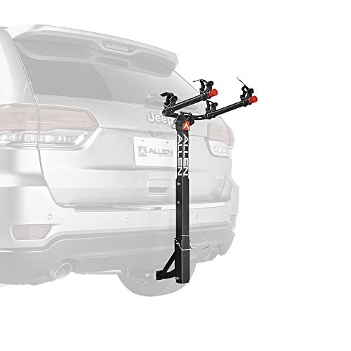 Allen Sports Deluxe 2Bike Hitch Mount Rack SilverBlack 522RR
