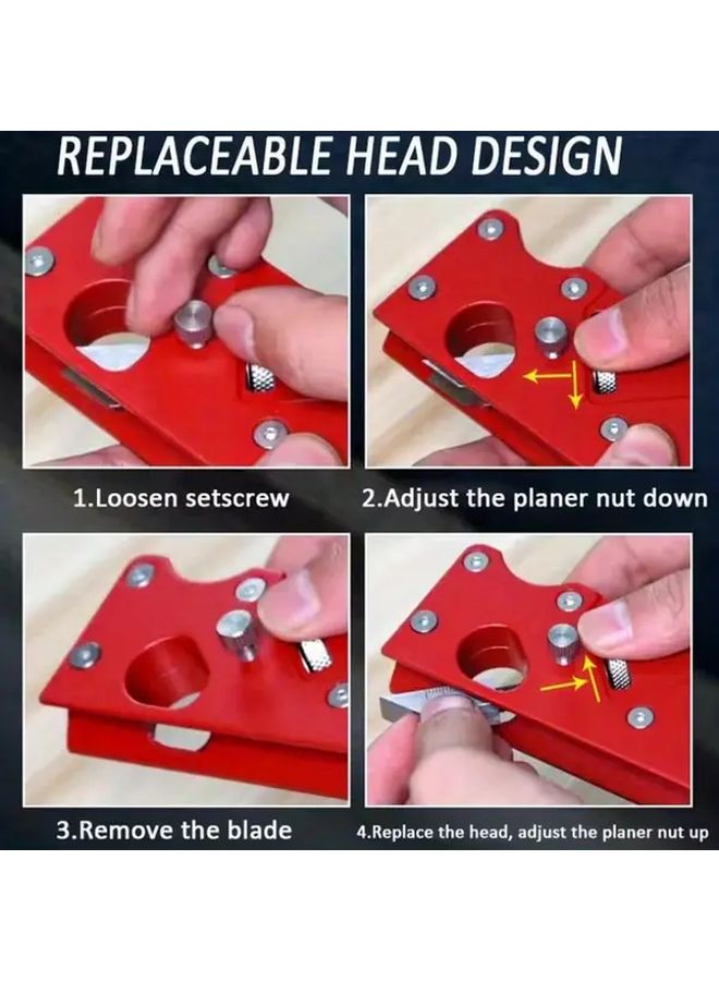8Pcs 45 Degree Bevel Chamfer Planer Adjustable Woodworking Corner Shaving Cutter Quick Edge Trimming Tool for DIY - Image 4
