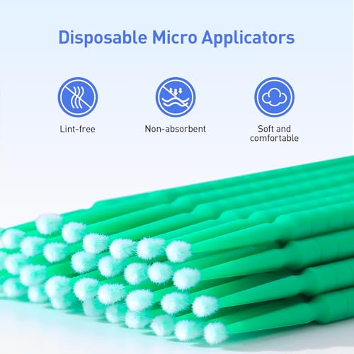 JMU 400pcs Dental Micro Applicators Brushes Fine, Disposable Microswabs - Image 4