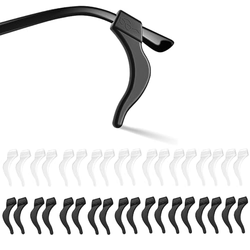 SMARTTOP Eyeglass Ear Grip-20 Pairs eye glasses ear grippers Anti-slip holders for ears,Silicone Ear Hook,glasses ear grip Retainer for Sports Glass Sunglasses Reading - Image 1