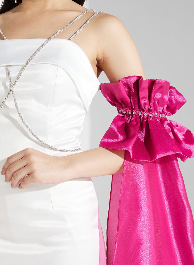 Namshi x Satin Column Dress - Image 4