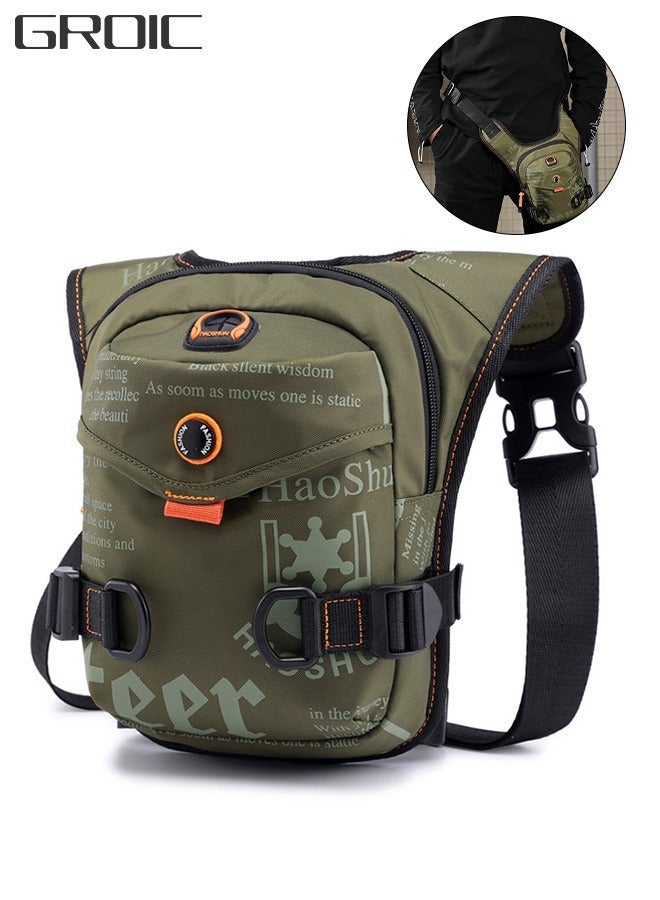 GROIC Drop Leg Bag, Outdoor Waist Pack for Men，Cycling Multi-Purpose Pouch,Hiking Sport Thigh Bag with Lots Pockets,Outdoor Sports - Image 1