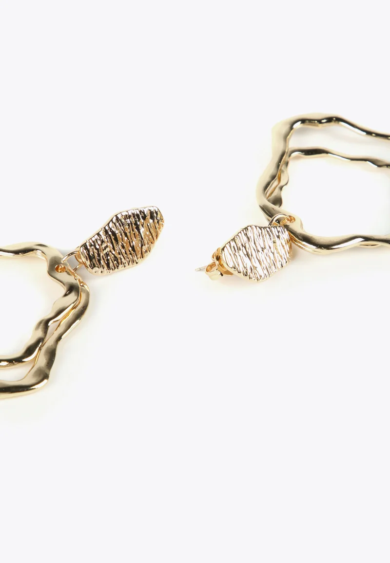 Lola Casademunt Multishape Golden Earrings