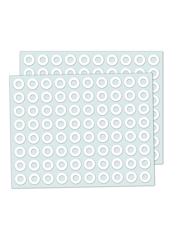 TownStix 4000 Pack Paper Hole Reinforcement Stickers 0.25" White - Image 1