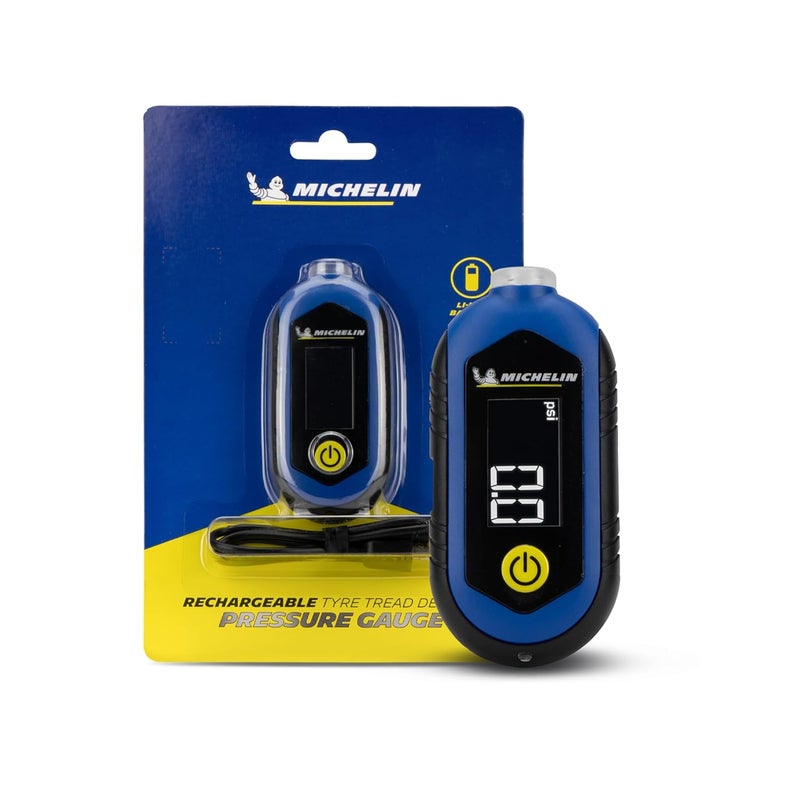 Michelin Rechargeable Digital Tyre Tread Depth & Pressure Gauge - Image 1