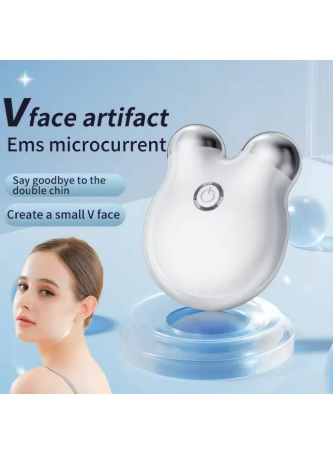 إسكدنيا جهاز تدليك الوجه الصغير مع 3 مستويات للشدة، مثالي للعناية بالبشرة خلال السفر، مناسب للنساء العاملات والأمهات المشغولات في مجال العناية بالبشرة وتغذية الجلد. - Image 1