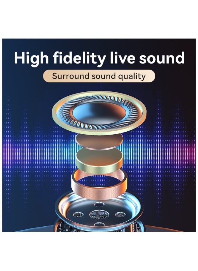 Generic - TWS Wireless Earbuds/Headphone,HiFi Digital LED Display Stereo Gaming  Bluetooth Earphones Full Touch Control Built-in HD Microphone Immersive Sound Fast Stable/Auto Connection Headset for Smartphone - Image 1