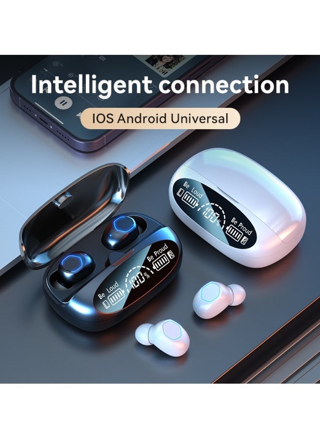 Generic - TWS Wireless Earbuds/Headphone,HiFi Digital LED Display Stereo Gaming  Bluetooth Earphones Full Touch Control Built-in HD Microphone Immersive Sound Fast Stable/Auto Connection Headset for Smartphone - Image 1