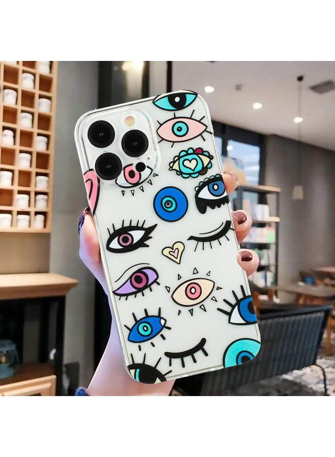 S-TOP Case For iPhone 14 Pro Colorful Painting Pattern TPU Phone Case - Image 4
