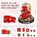HIGH GODO Flower Bouquet Building Set 574PCS Red Rose Bonsai Tree Botanical Collection with Dust Cover Mothers Day Anniversary Birthday Gifts for Mom Women Girlfriend Adults 14 - Image 4